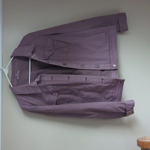 Lavender Purple Denim Jacket
